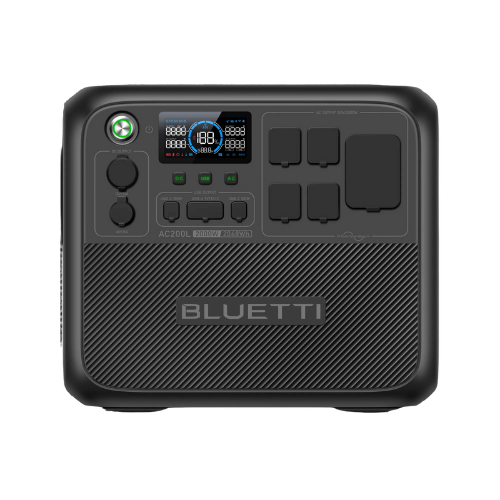 BLUETTI AC200L大容量ポータブル電源 | 防災推奨・車中泊・キャンプ |2048Wh、2000W