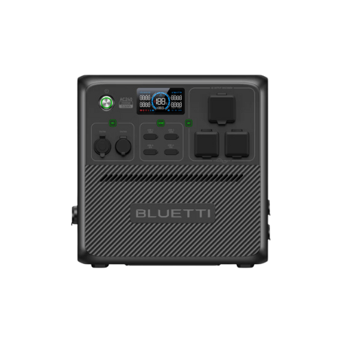 BLUETTI AC240大容量ポータブル電源 | 防水・防塵モデル |1536Wh、2000W