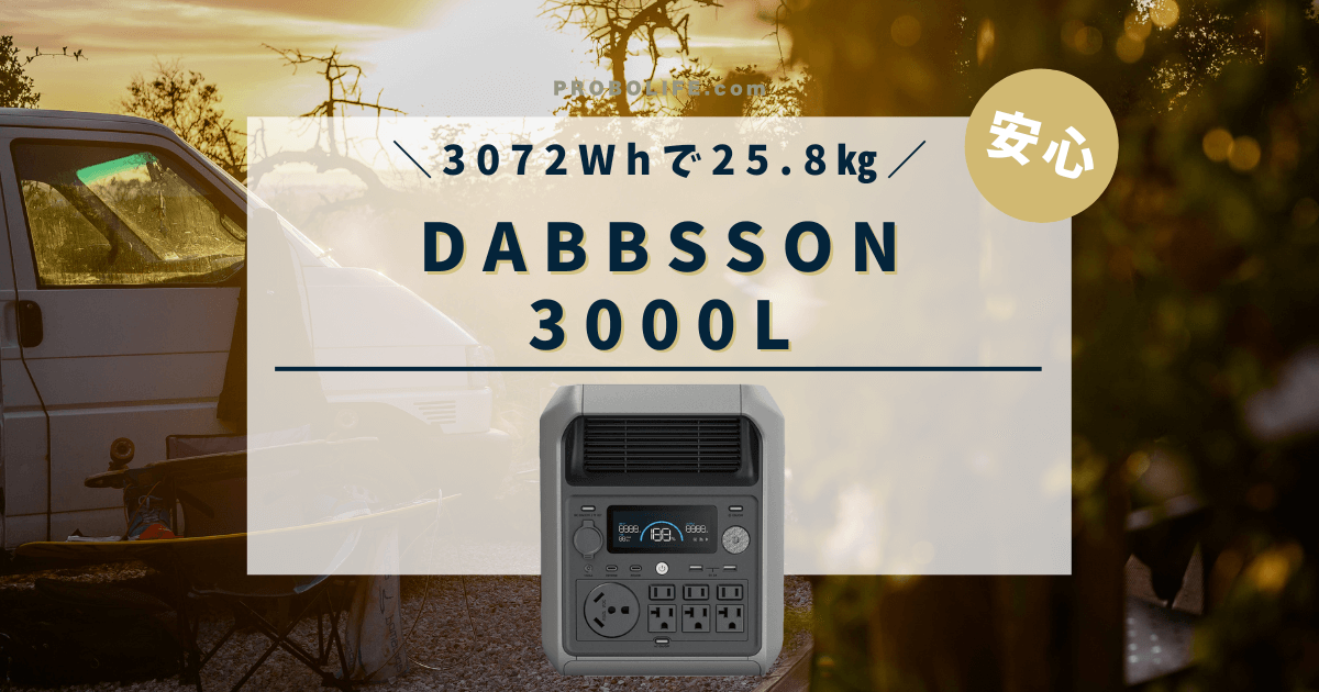 DABBSSON 3000Lの口コミ・評判、最安値情報