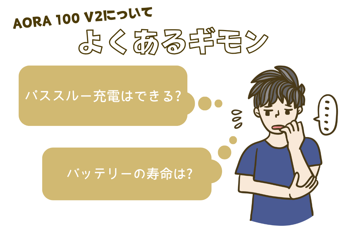 AORA 100 V2についてよくある質問